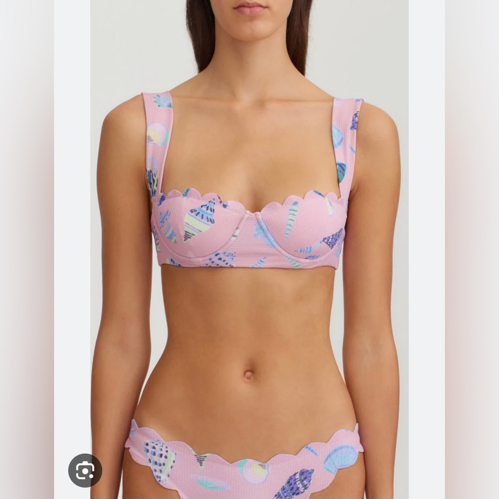 Marysia Dawn Shell Print Bikini Size Small